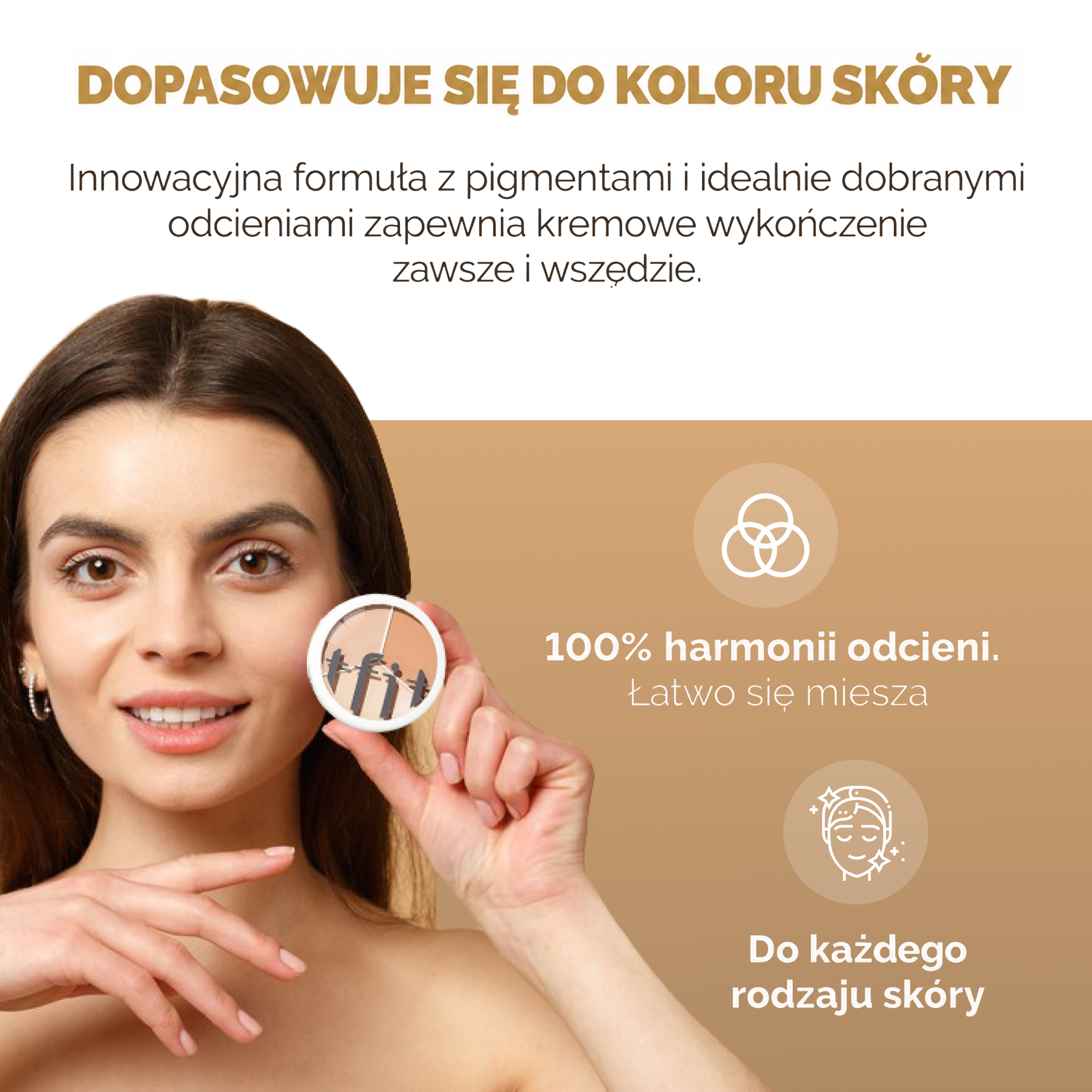 Korektor o delikatnej, kremowej konsystencji