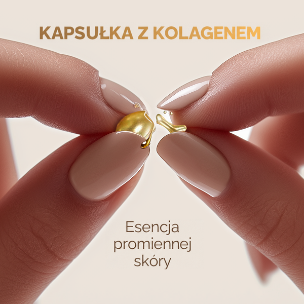 Kapsułki Gold-Collagen – skoncentrowane piękno