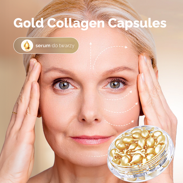 Kapsułki Gold-Collagen – skoncentrowane piękno