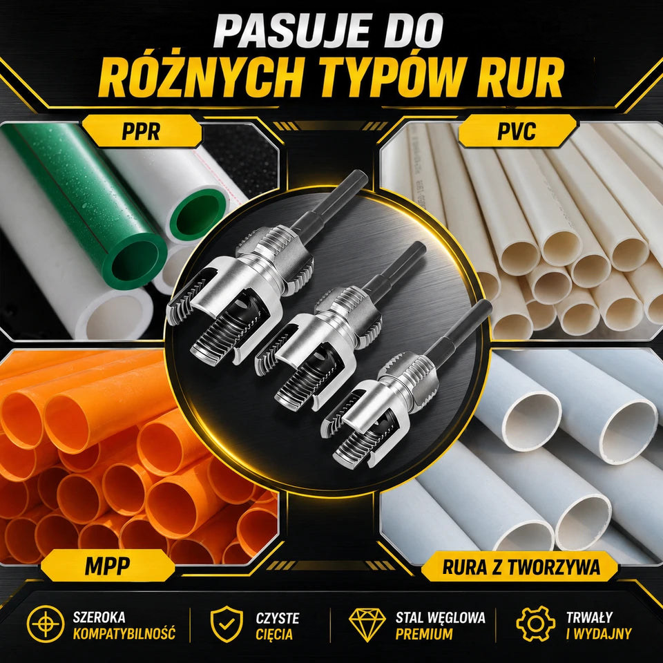 Zestaw do gwintowania rur PPR 20/25/32 mm